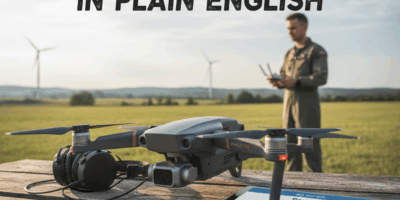 Professional featured image for drone pilot certification article: Part 107 Regulations in Plain Eng