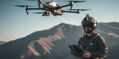 Professional featured image for drone pilot certification article: How Drones Actually Fly. High qua