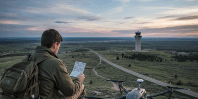 Professional featured image for drone pilot article: Failed Part 107? Retake Rules and How Long to W