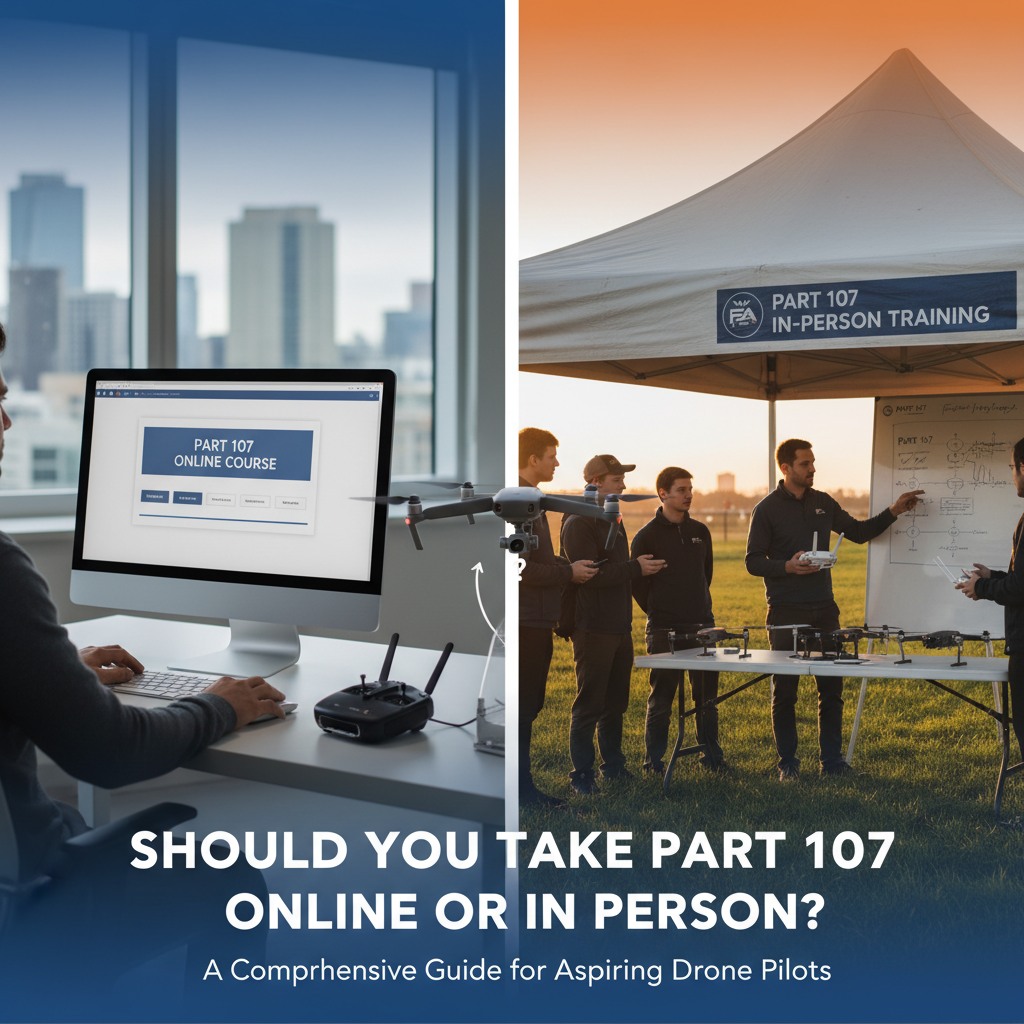 Should You Take Part 107 Online or In Person