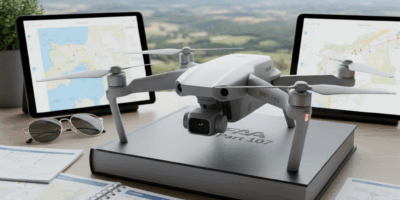 Professional featured image for drone pilot article: Where to Find Legitimate Part 107 Study Materia