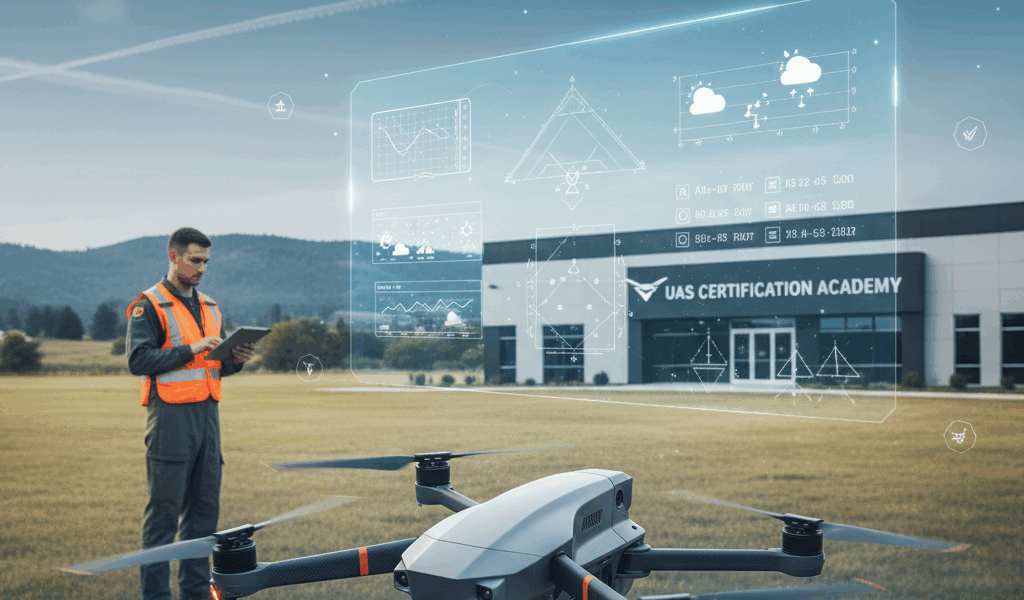 Professional featured image for drone pilot certification article: What the UAS Knowledge Test Cover