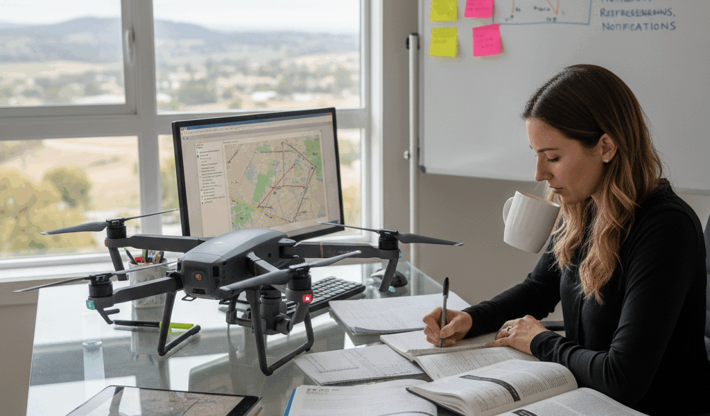 Professional featured image for drone pilot certification article: Study Techniques That Work for Pa