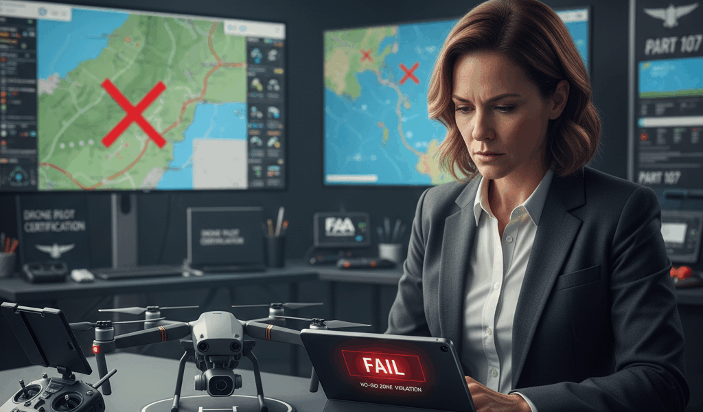 Professional featured image for drone pilot certification article: 12 Mistakes That Cause People to 