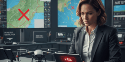 Professional featured image for drone pilot certification article: 12 Mistakes That Cause People to