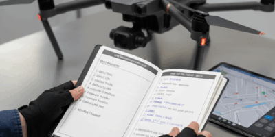 Professional featured image for drone pilot article: How to Answer Maintenance Logbook Questions on