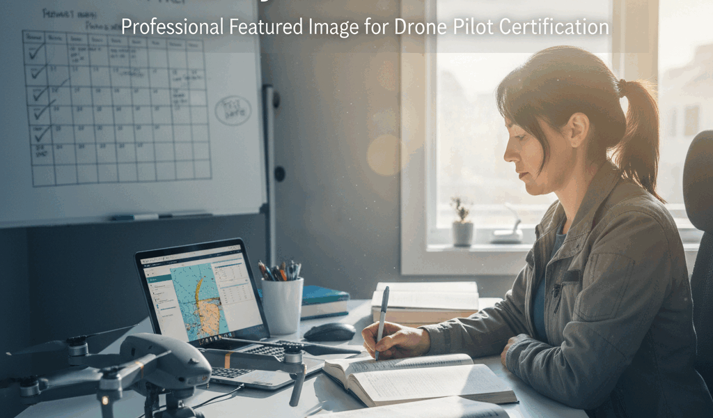 Professional featured image for drone pilot certification article: How Long You Actually Need to Stu