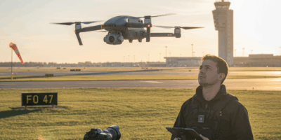 Professional featured image for drone pilot certification article: Aviation Basics for New Drone Pil