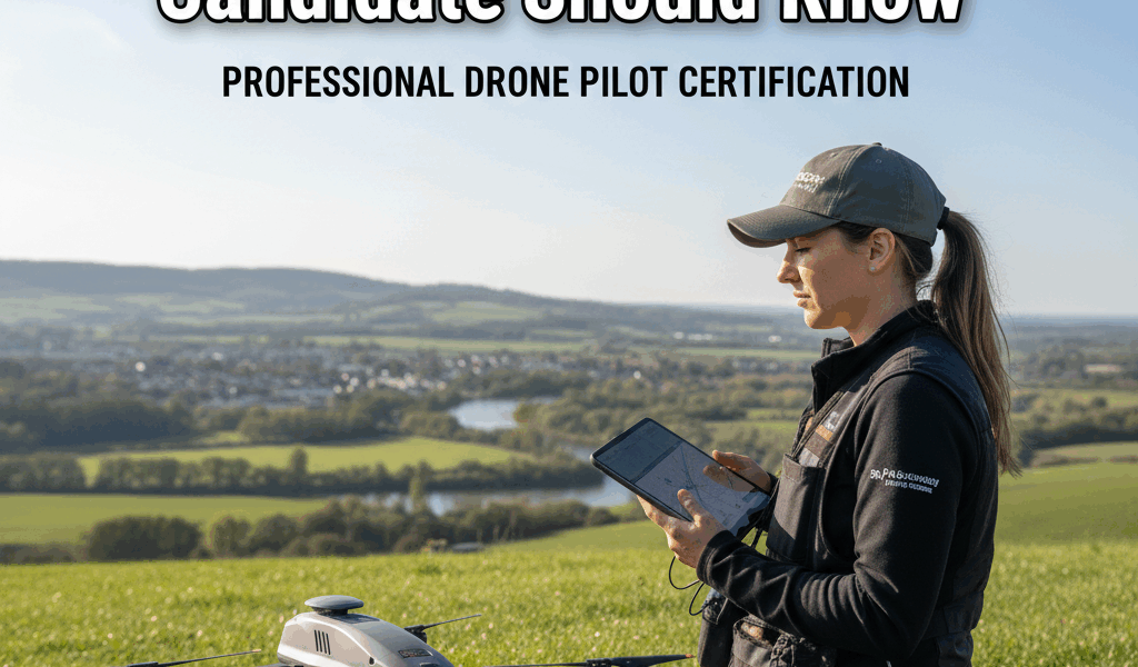 Professional featured image for drone pilot certification article: 3 Things Every Part 107 Candidate