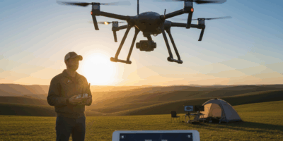 Professional featured image for drone pilot certification article: What are the basics of UAS. High