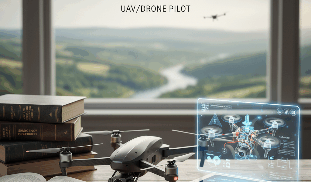 Professional featured image for drone pilot article: The Topics Worth Memorizing vs Understanding. H