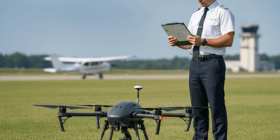 Professional featured image for drone pilot article: How Real Pilots Passed Their Part 107. High qua