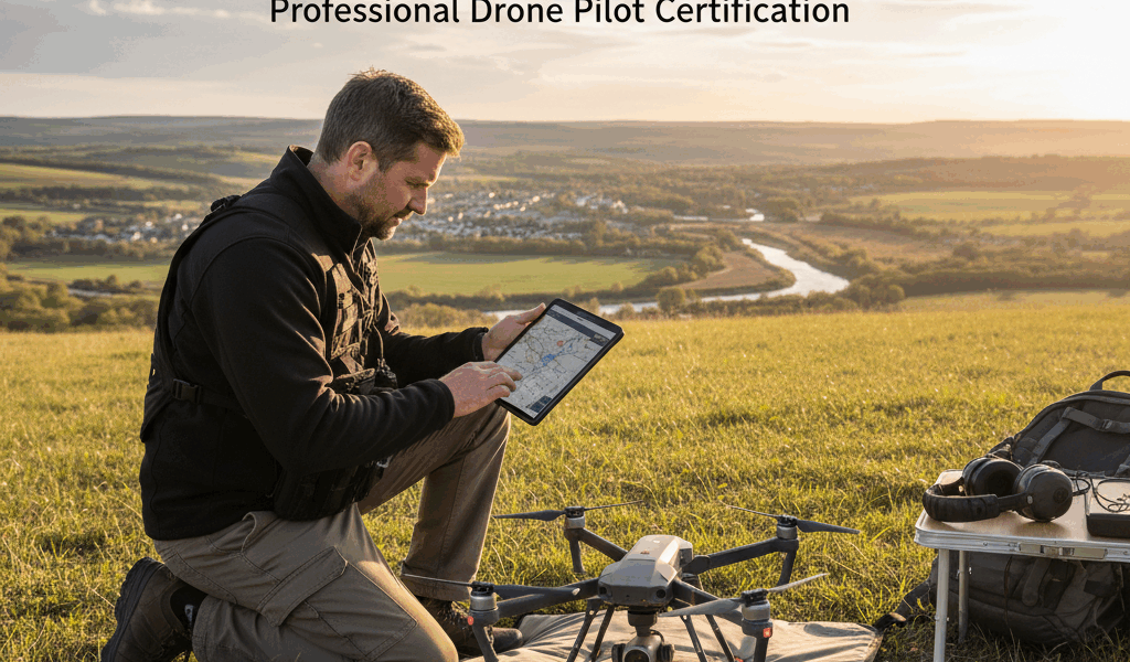 Professional featured image for drone pilot certification article: Skills You Need Before Taking the