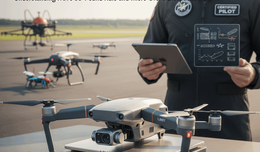 Professional featured image for drone pilot certification article: Small UAS Weight Limits Explained