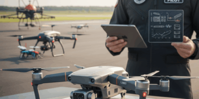 Professional featured image for drone pilot certification article: Small UAS Weight Limits Explained