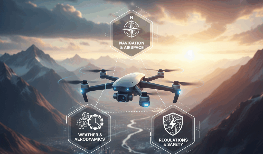 Professional featured image for drone pilot certification article: 3 Aviation Concepts Every Drone P