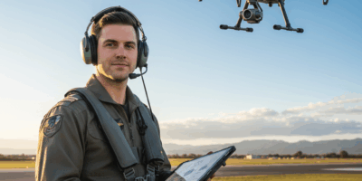Professional featured image for drone pilot certification article: How to Stop Overthinking Test Que